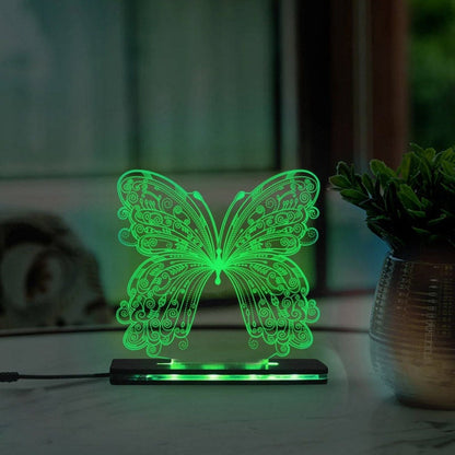 Butterfly Acrylic 3D Lamp