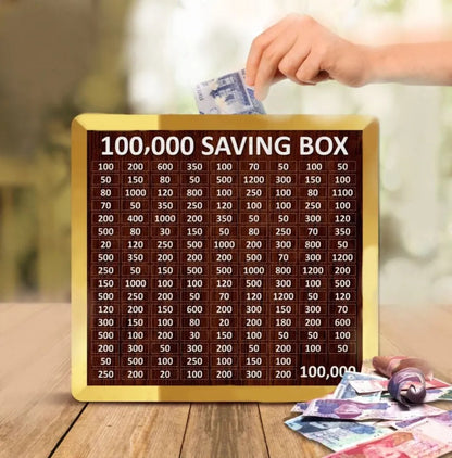 MDF Piggy Bank with Custom Photo and Names