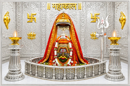 Ujjain Mahakal Premium Acrylic Glow Light Frame