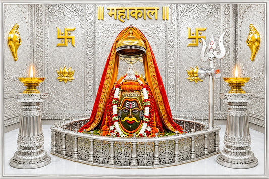 Ujjain Mahakal Premium Acrylic Glow Light Frame