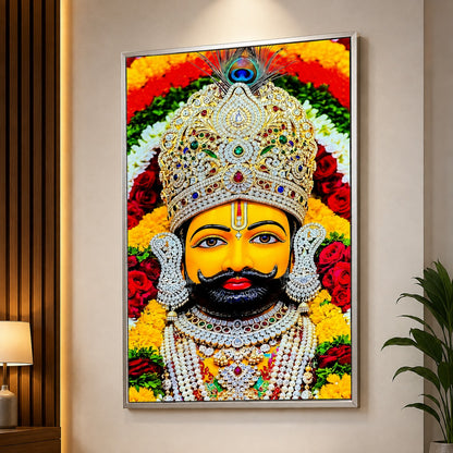 Khatu Shyam Premium Acrylic Glow Light Frame